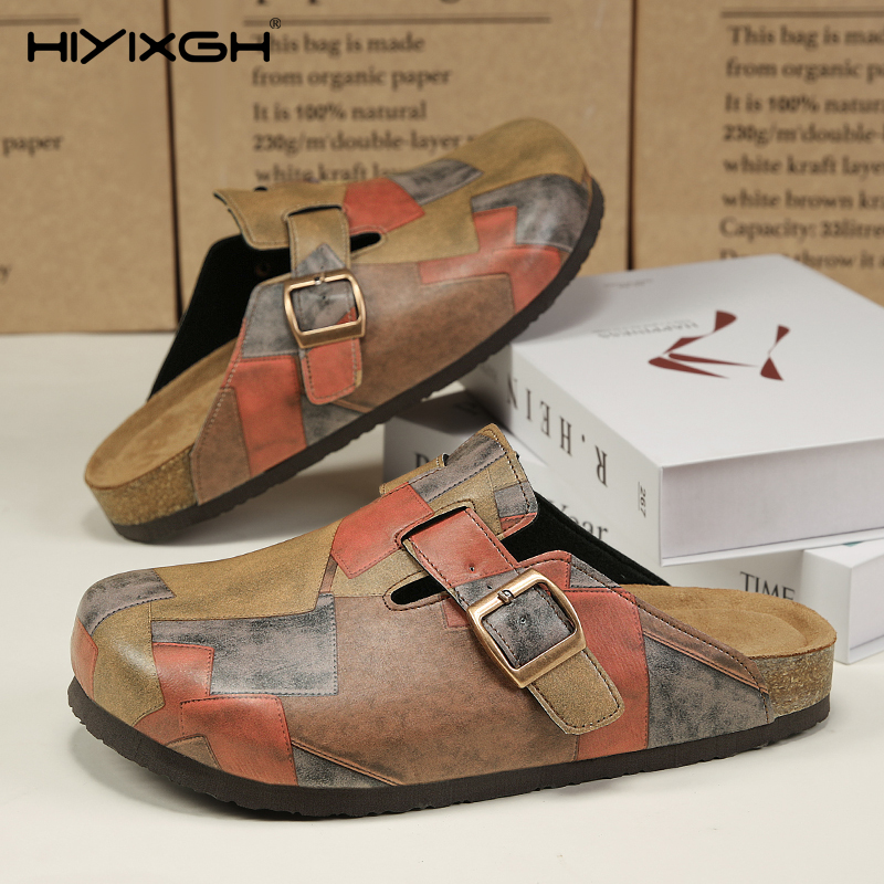 Health & Wellness Japan 2026 - Comfort Cork Leather Slippers for Unisex