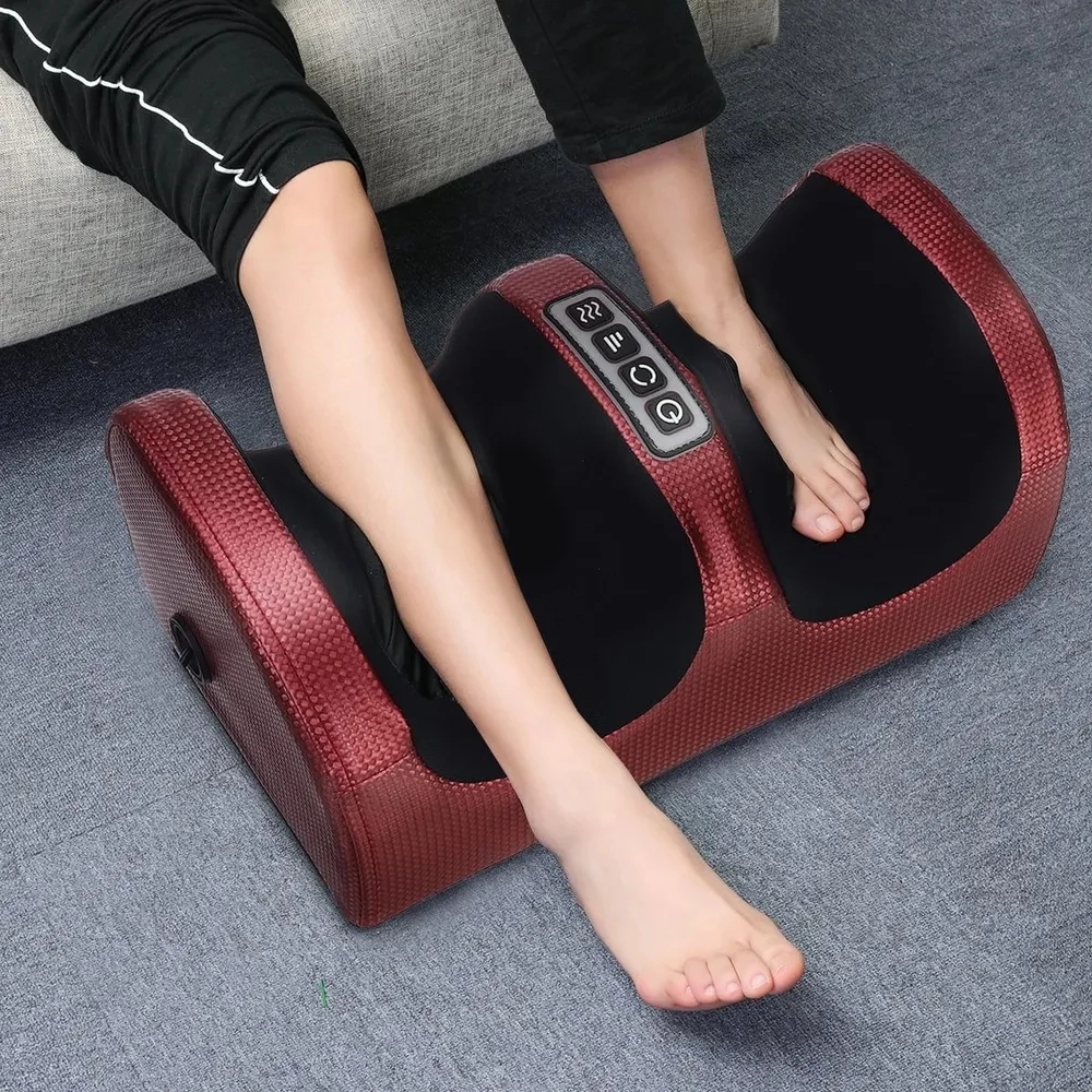 Ems Foot Massager - Infrared Heating Foot Massager Rolling Shiatsu