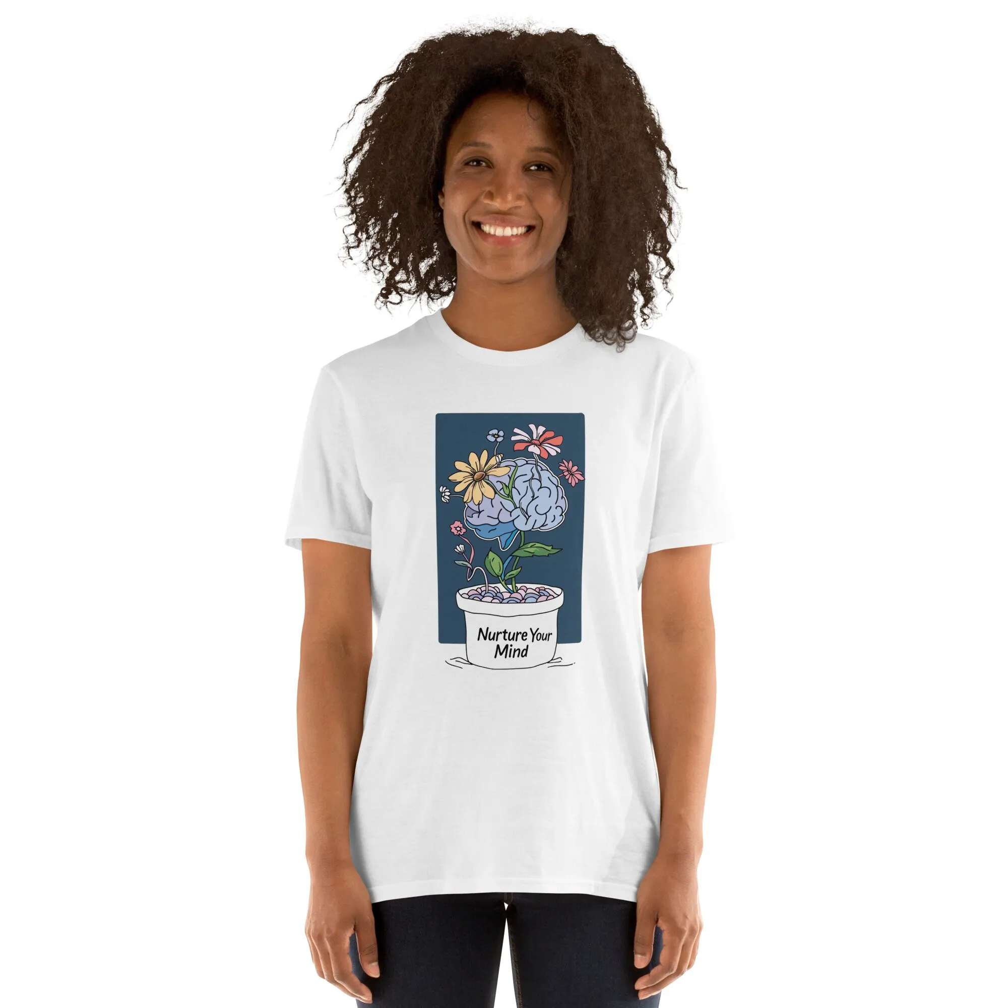 Nurture Your Mind T Shirt Insp - Your Health Wellness avaliação e preço