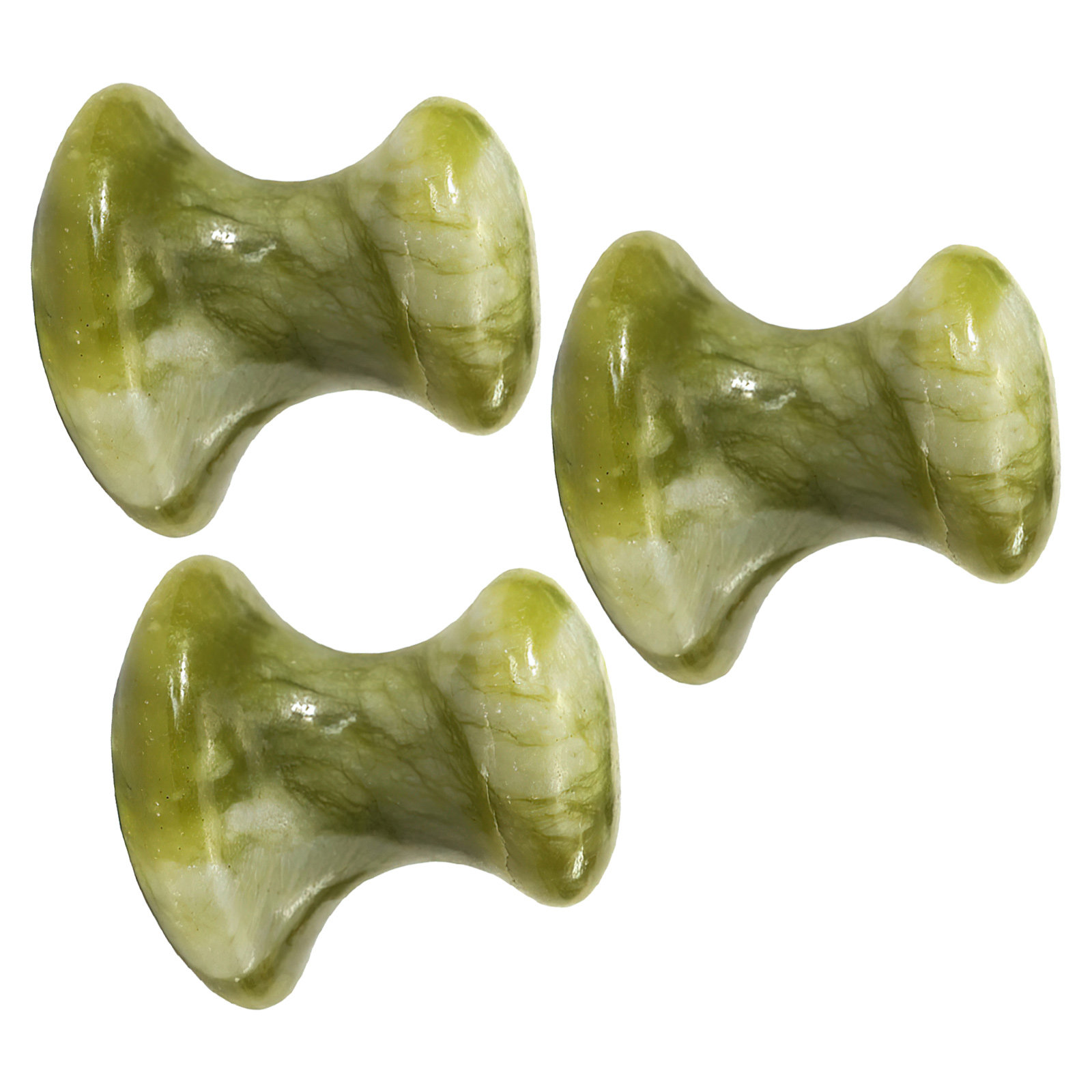 3Pics Facial Massage Stone Set - Jade Gua Sha Tool avaliação e preço