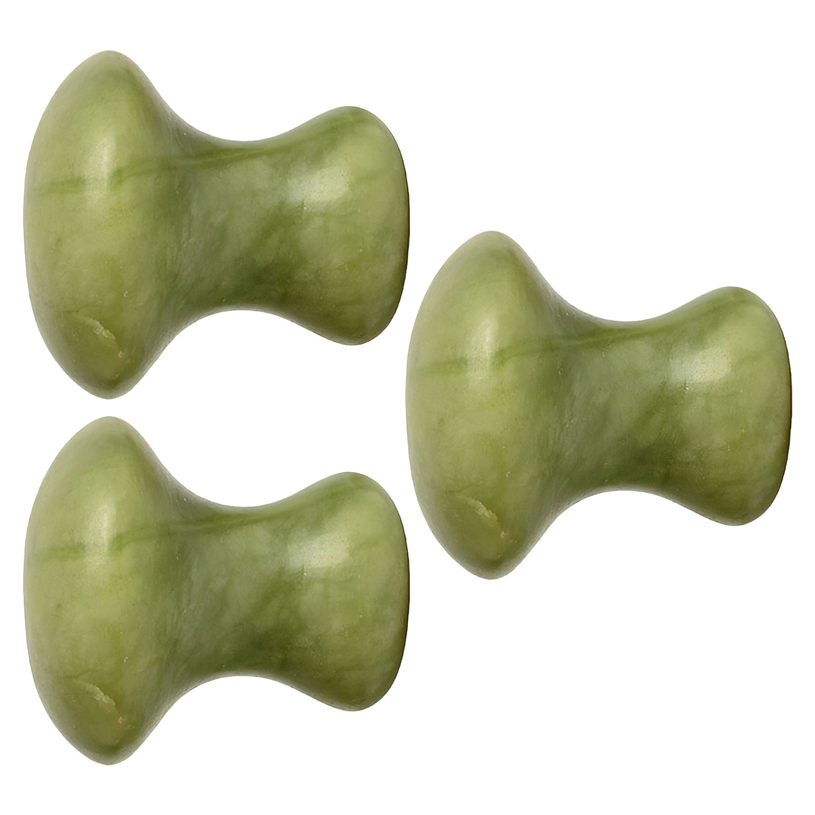 3Pics Facial Massage Stone Set - Jade Gua Sha Tool avaliação e preço