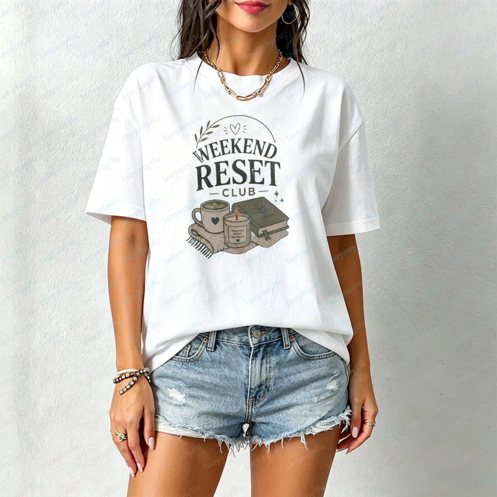 Weekend Reset Club T-Shirt Sel - Your Health Wellness avaliação e preço
