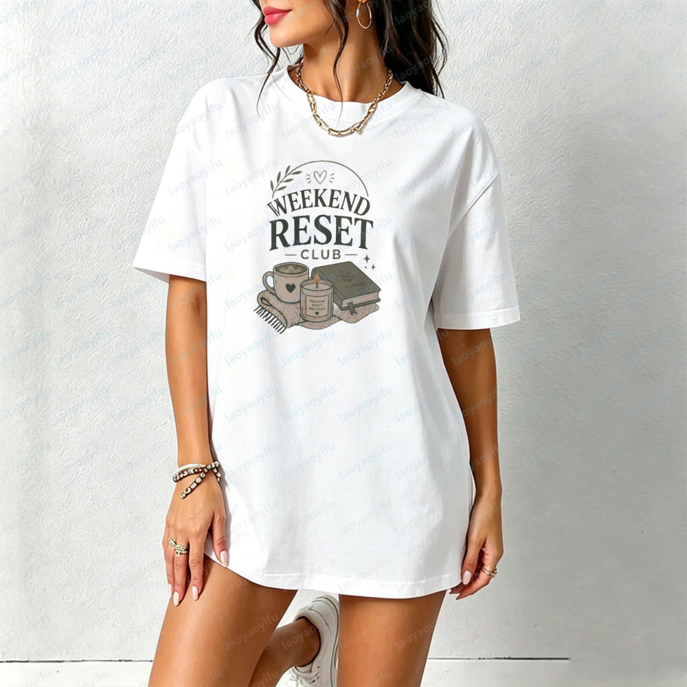 Weekend Reset Club T-Shirt Sel - Your Health Wellness avaliação e preço