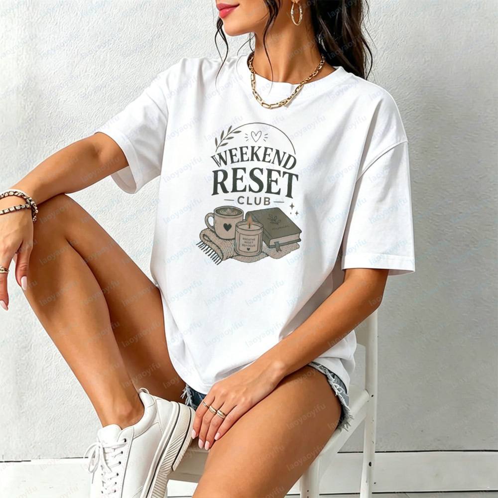 Weekend Reset Club T-Shirt Sel - Your Health Wellness avaliação e preço