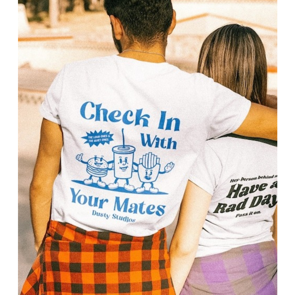 Check in With Your Mates T-Shi - Your Health Wellness avaliação e preço
