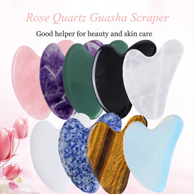 Natural Jade Gouache Scraper F - Jade Gua Sha Tool avaliação e preço