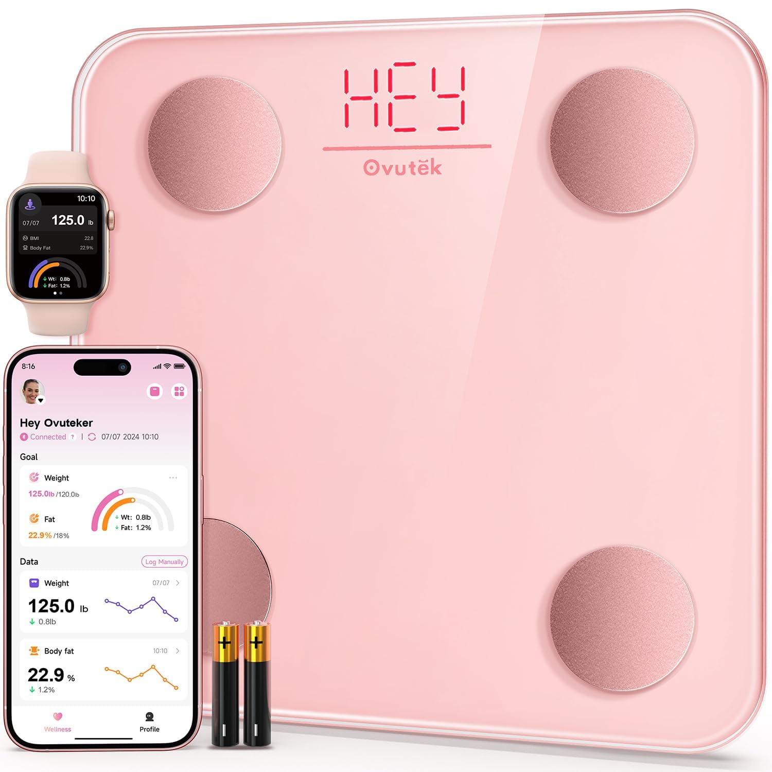 Smart Digital Bathroom Scale w - Digital Body Weight Scale avaliação e preço