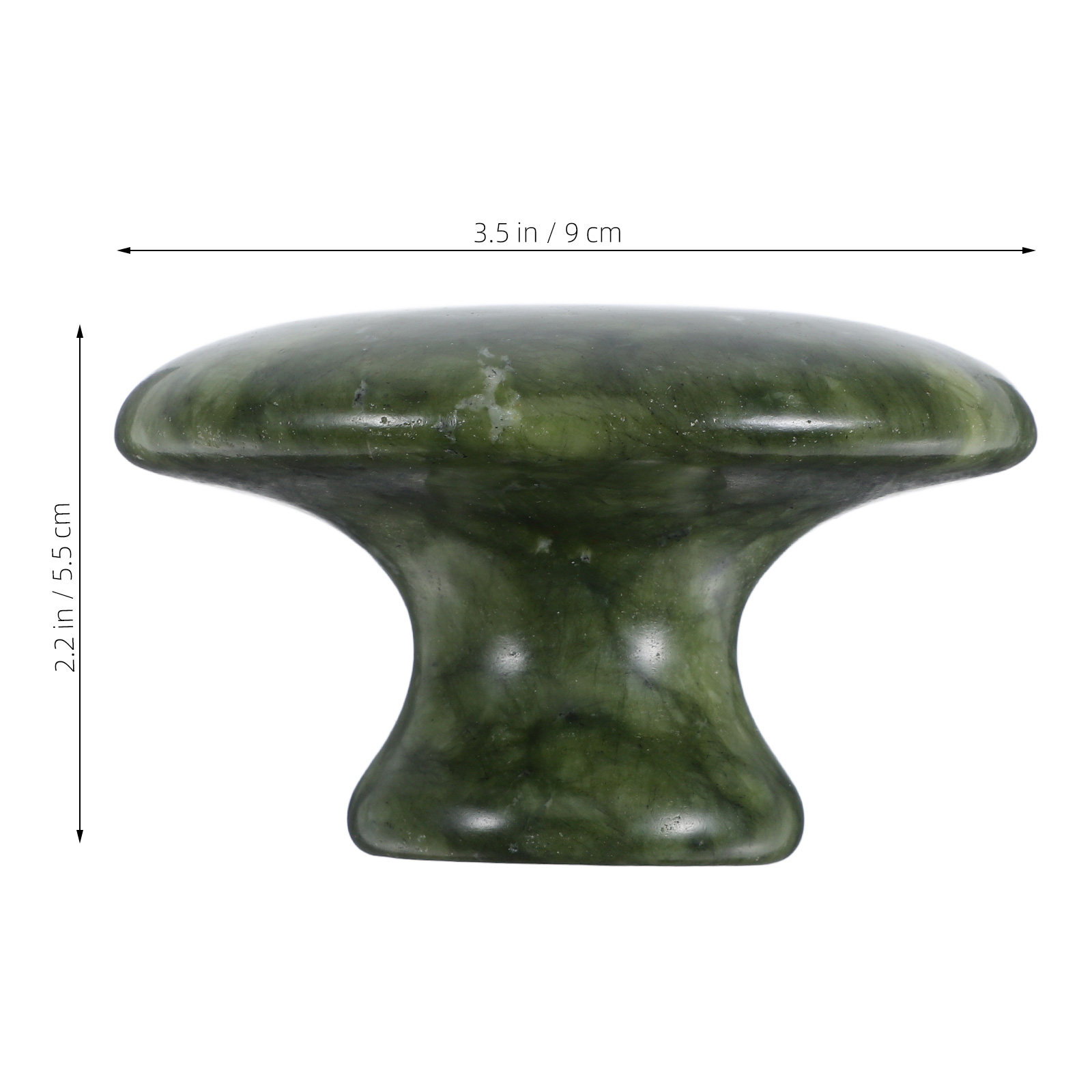 Mushroom Head Massage Stone Xi - Jade Gua Sha Tool avaliação e preço