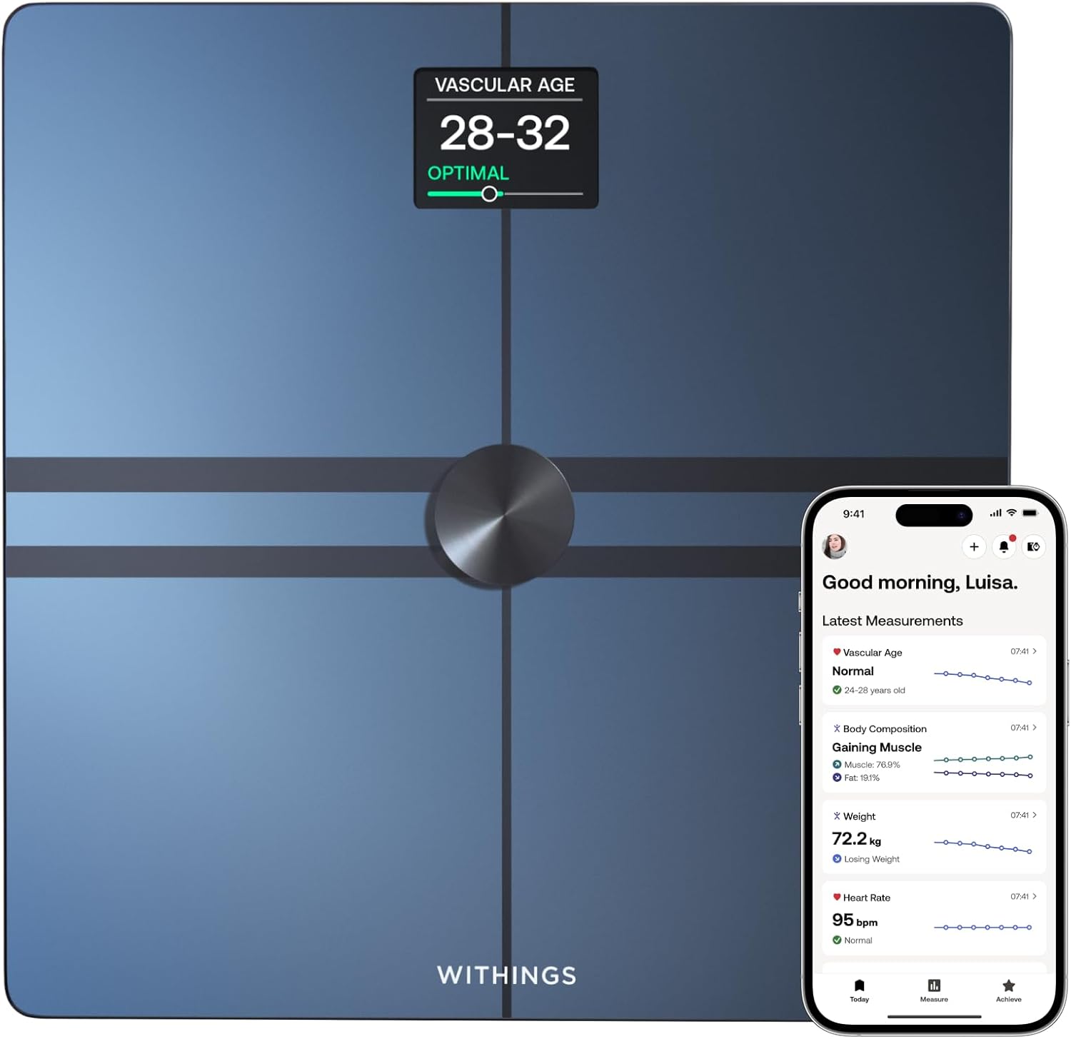 WITHINGS Body Comp - Scale for - Digital Body Weight Scale avaliação e preço