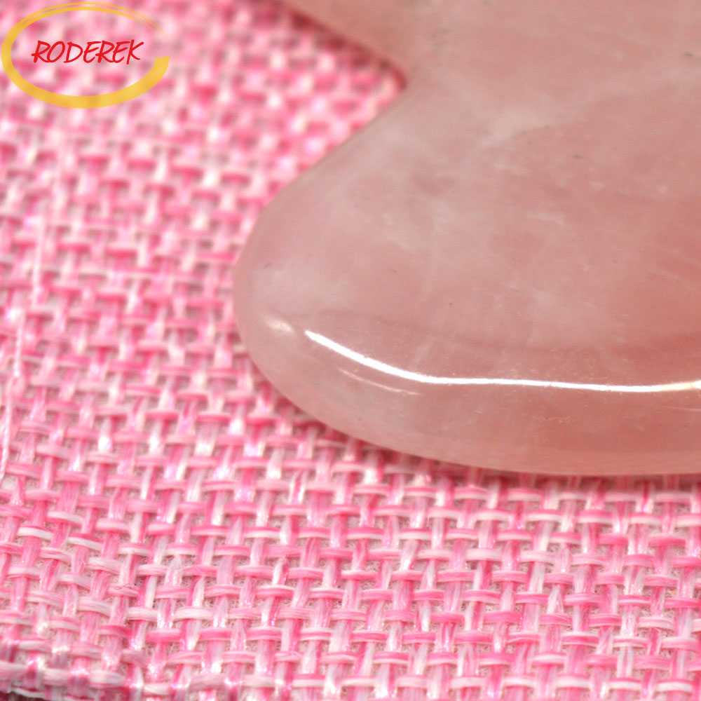 Jade Guasha Plate Natural Rose - Jade Gua Sha Tool avaliação e preço