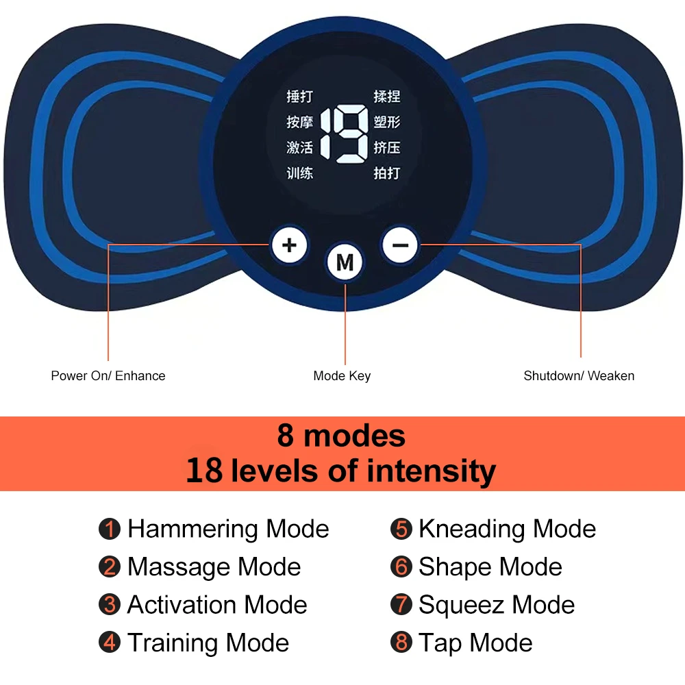 EMS Neck Massager Mini Cervica - Ems Foot Massager avaliação e preço