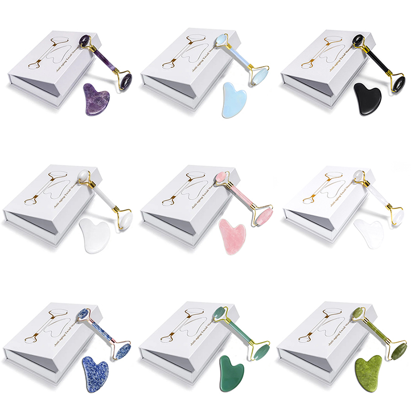 Rose Quartz Natural Jade Rolle - Jade Gua Sha Tool avaliação e preço
