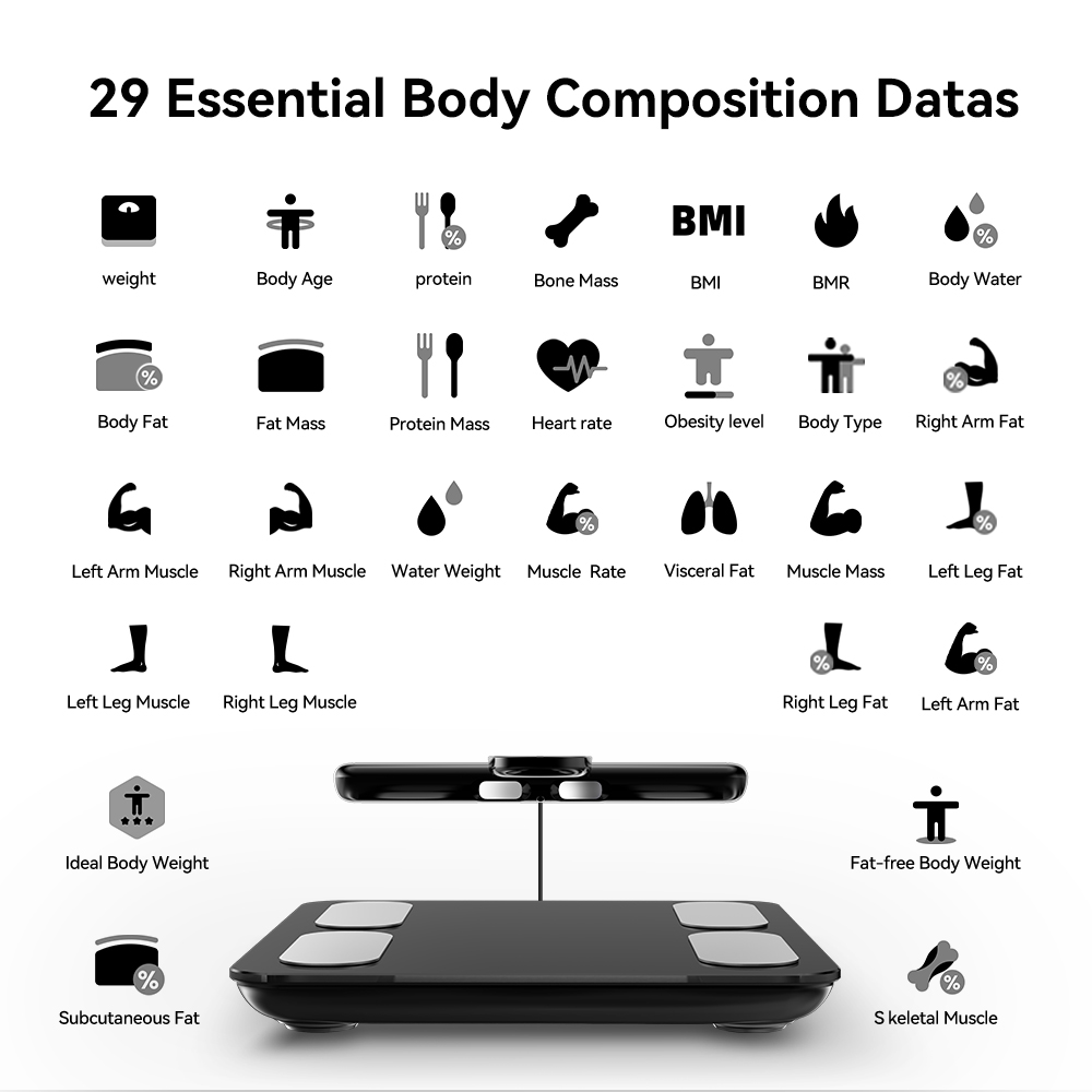 Fashion Digital Bathroom Scale - Digital Body Weight Scale avaliação e preço