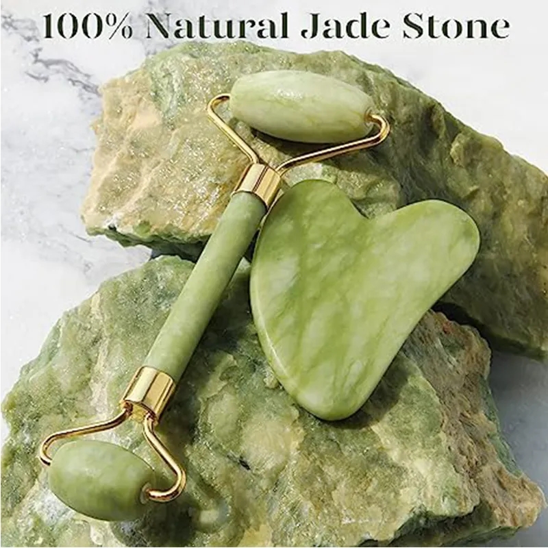 Natural Jade Roller Gua Sha Ma - Jade Gua Sha Tool avaliação e preço