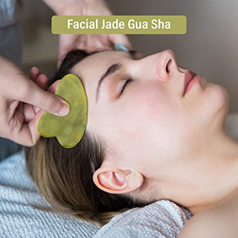 Natural Jade Roller Gua Sha Ma - Jade Gua Sha Tool avaliação e preço