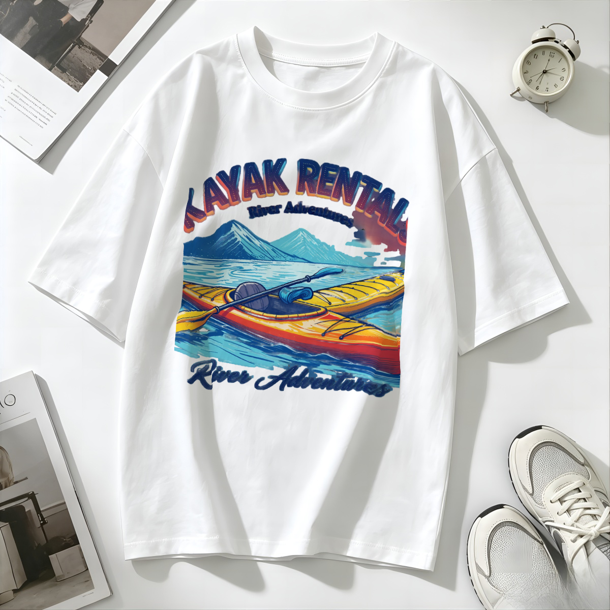 T Shirts Indoor Pool Boat Neck - Your Health Wellness avaliação e preço
