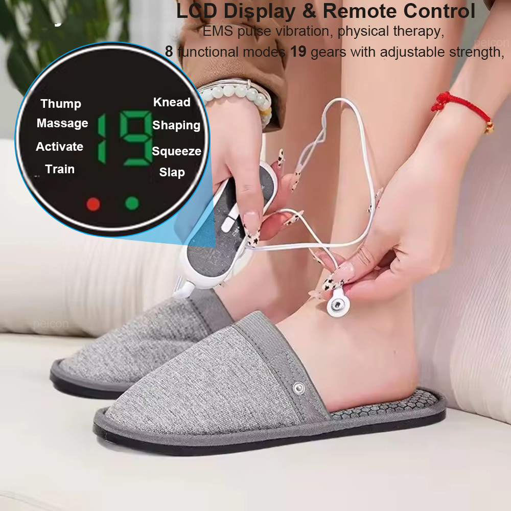 EMS Foot Massager Slippers Ele - Ems Foot Massager avaliação e preço