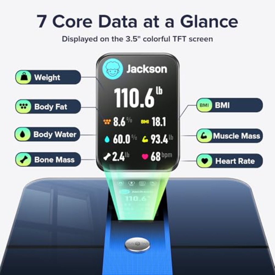 Bathroom smart scale for body  - Digital Body Weight Scale avaliação e preço