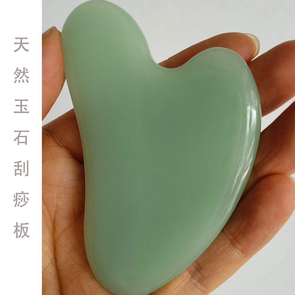 1PCS Natural Glass Jade Scrapi - Jade Gua Sha Tool avaliação e preço