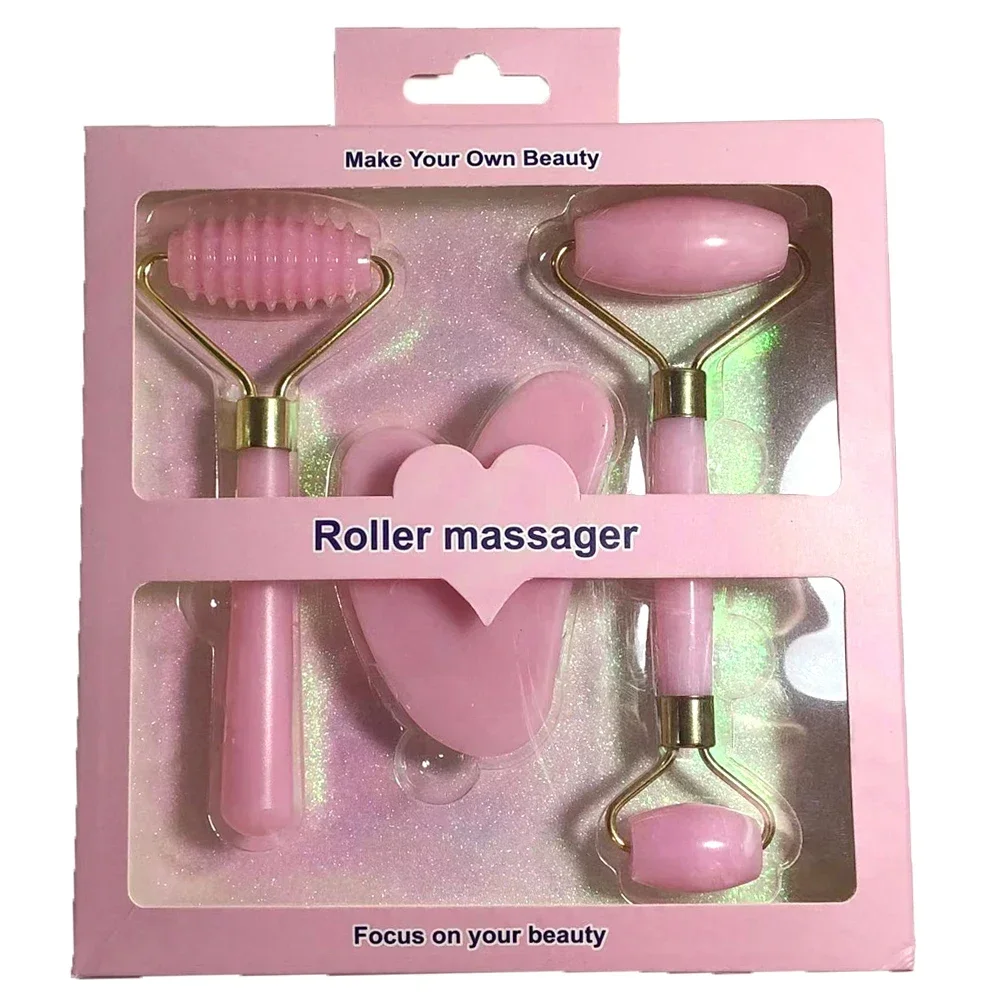 Resin Roller Massager for Face - Jade Gua Sha Tool avaliação e preço