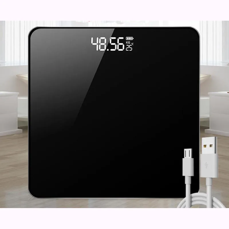 180kg USB charging electronic  - Digital Body Weight Scale avaliação e preço