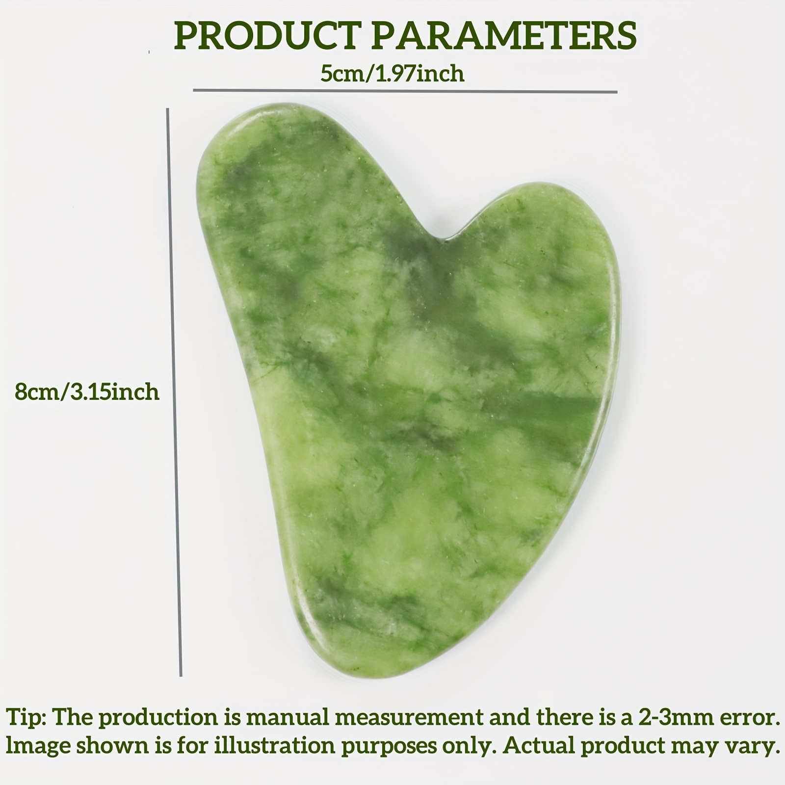 Facial Gua Sha Tool Jade Guash - Jade Gua Sha Tool avaliação e preço