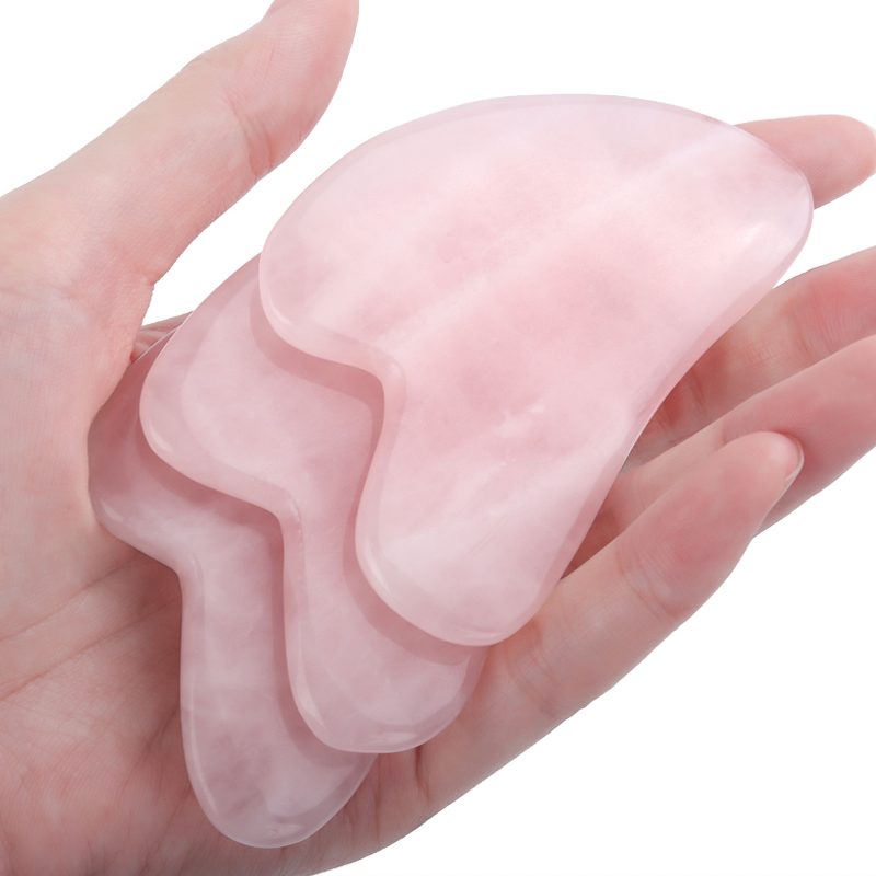 Rose Quartz Jade Guasha Massag - Jade Gua Sha Tool avaliação e preço