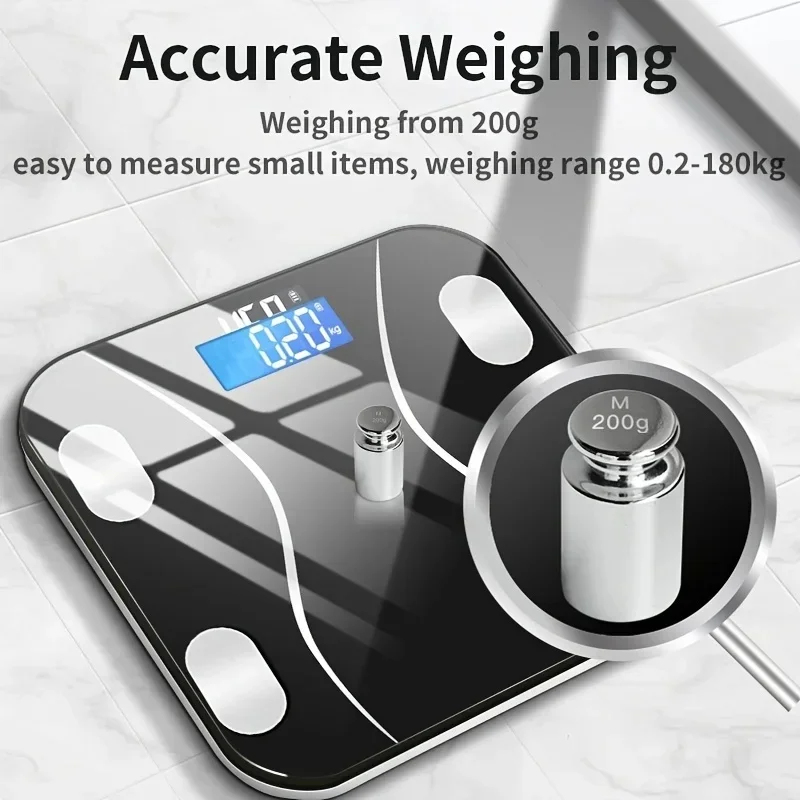 Bluetooth Body Fat Scale Recha - Digital Body Weight Scale avaliação e preço