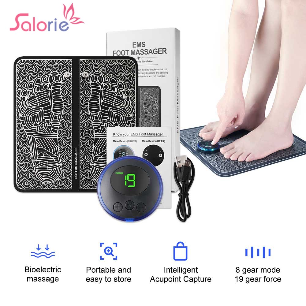 EMS Foot Massage Pad Physiothe - Ems Foot Massager avaliação e preço