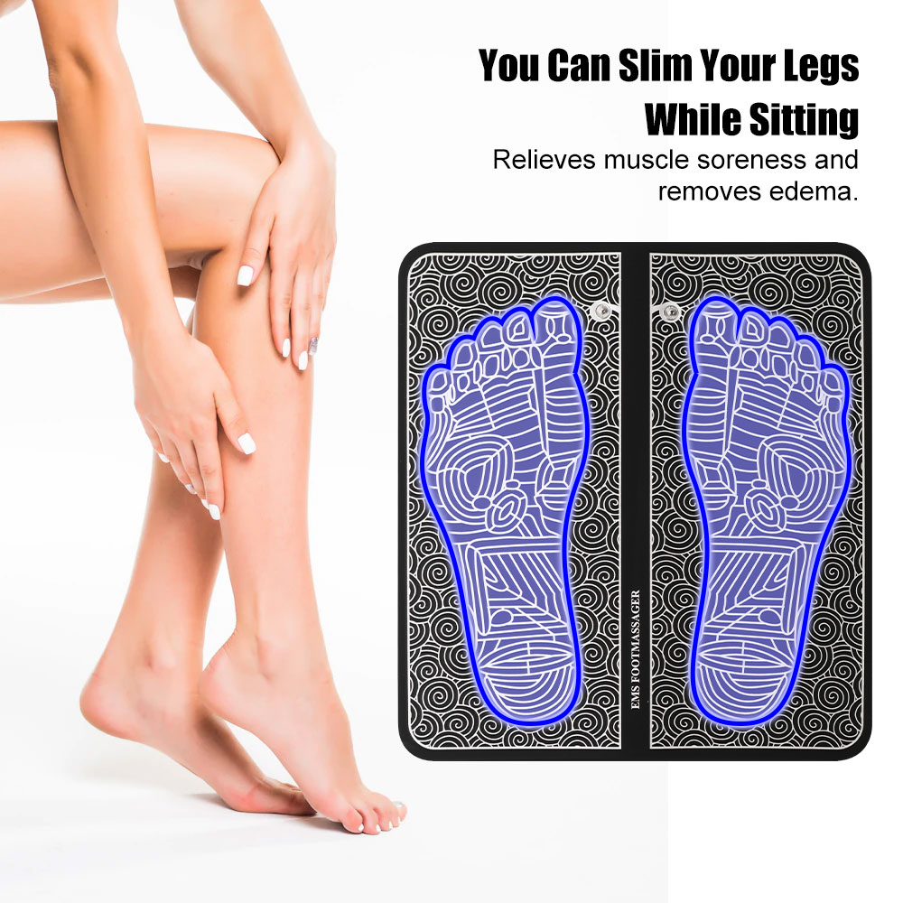 EMS Foot Massage Pad Physiothe - Ems Foot Massager avaliação e preço